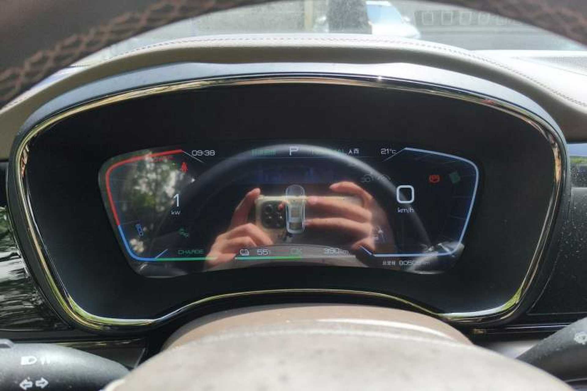 Used BYD Han 2022 EV Genesis Edition 715 km Front-Wheel-Drive Flagship Model Instrument Cluster