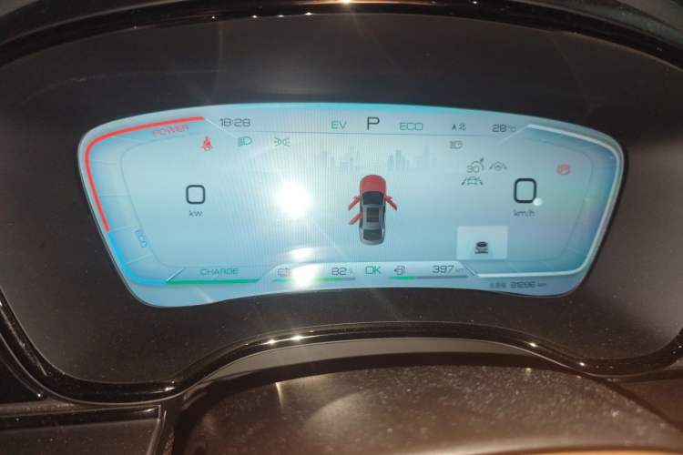 Used BYD Han 2022 DM-i 121KM Luxury Model Instrument Cluster