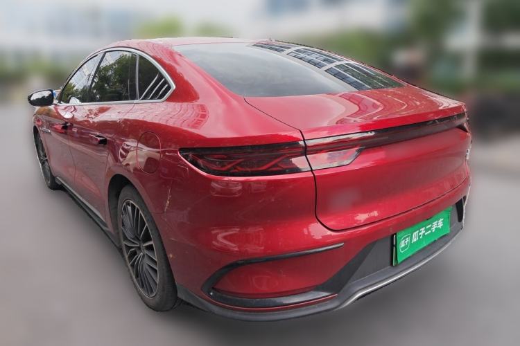 Used BYD Han 2022 DM-i 121KM Prestige Model Rear Left 45 Deg