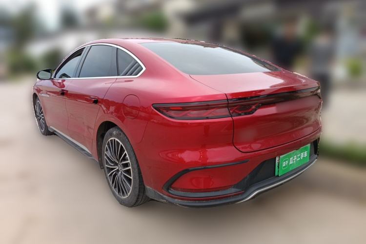 Used BYD Han 2022 DM-i 121KM Luxury Model Rear Left 45 Deg