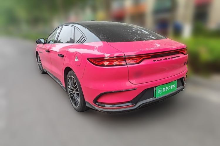 Used BYD Han 2022 DM-i 121KM Luxury Model Rear Left 45 Deg