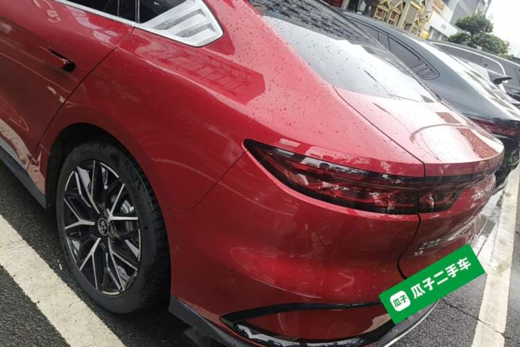Used BYD Han 2022 EV Genesis Edition 610KM All-Wheel Drive Premium Model Rear Left 45 Deg