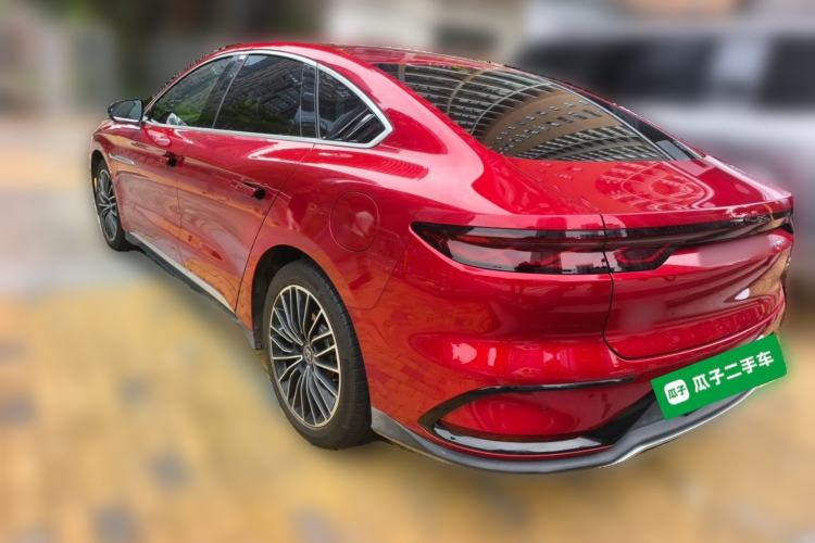 Used BYD Han 2022 DM-i 121KM Luxury Model Rear Left 45 Deg
