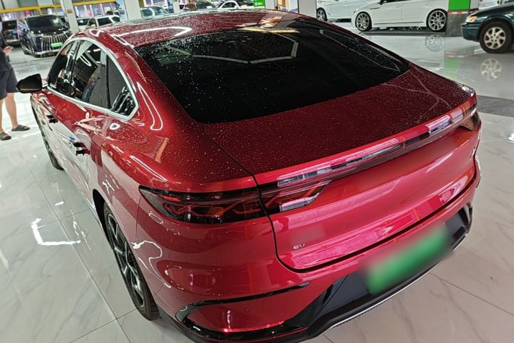Used BYD Han 2022 EV Genesis Edition 715KM Front-Wheel-Drive Prestige Model Rear Left 45 Deg