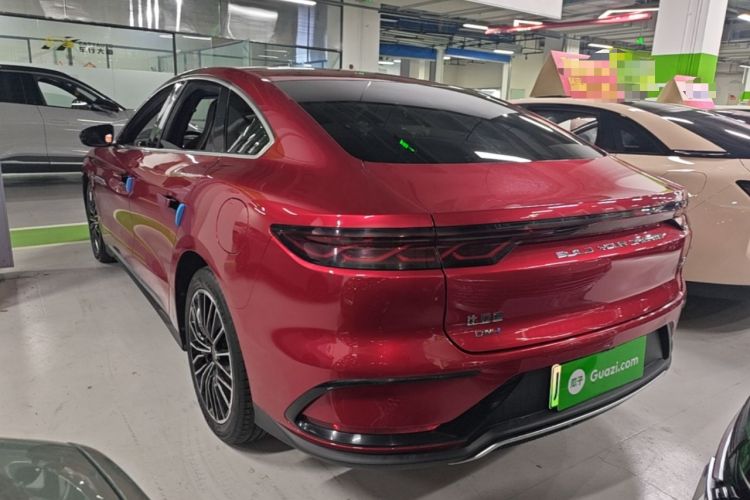 Used BYD Han 2022 DM-i 121KM Luxury Model Rear Left 45 Deg