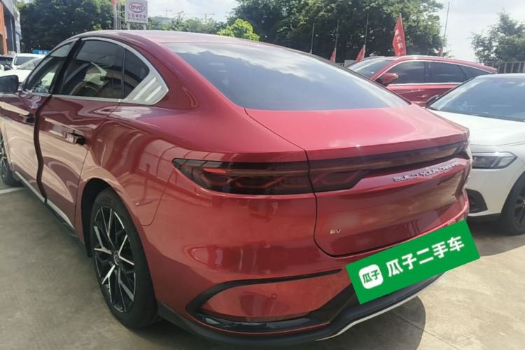 Used BYD Han 2022 EV Genesis Edition 610KM All-Wheel Drive Premium Model Rear Left 45 Deg