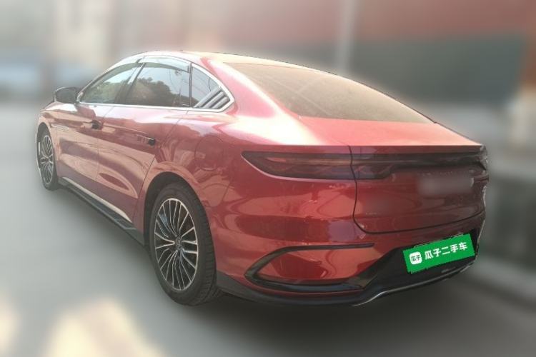 Used BYD Han 2022 DM-i 121KM Luxury Model Rear Left 45 Deg