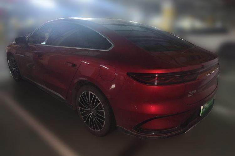 Used BYD Han 2022 DM-i 121KM Luxury Model Rear Left 45 Deg
