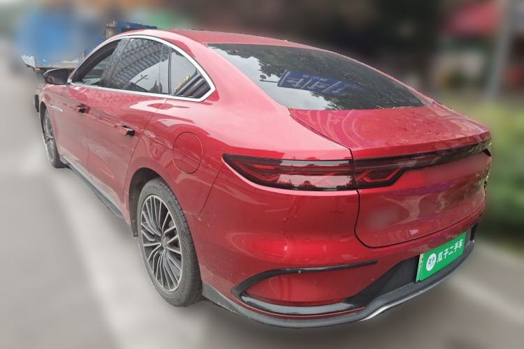 Used BYD Han 2022 DM-i 121KM Luxury Model Rear Left 45 Deg