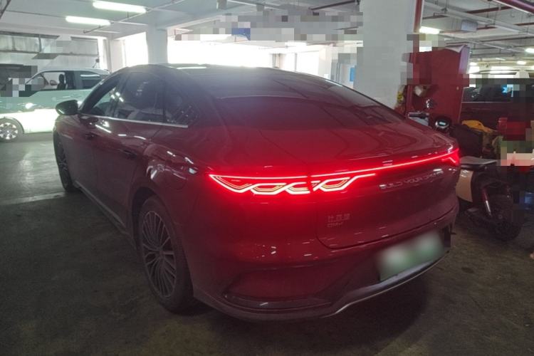 Used BYD Han 2022 DM-i 121KM Luxury Model Rear Left 45 Deg