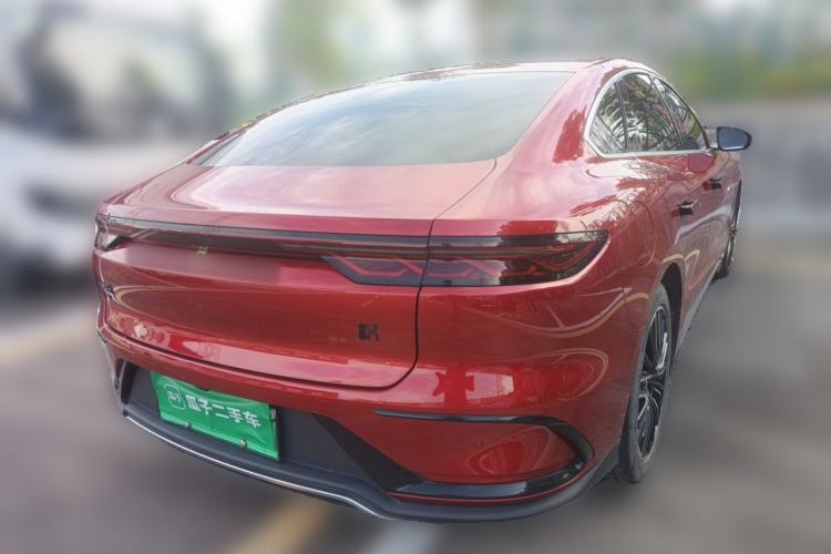 Used BYD Han 2022 DM-i 121KM Luxury Model Rear Right 45 Deg