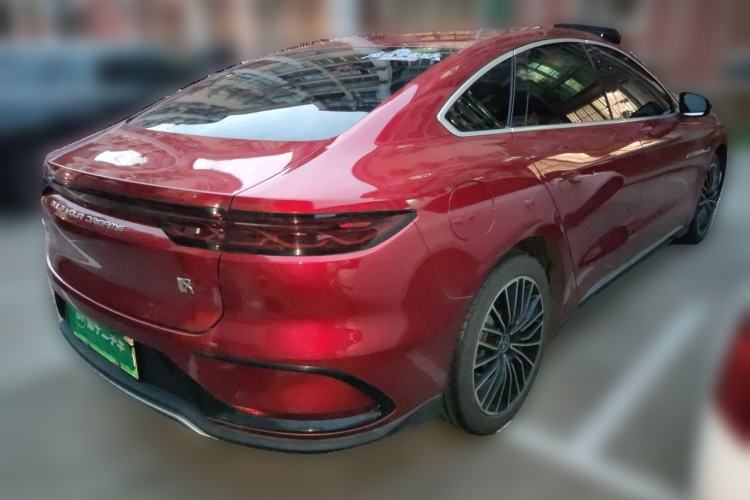 Used BYD Han 2022 DM-i 121KM Luxury Model Rear Right 45 Deg