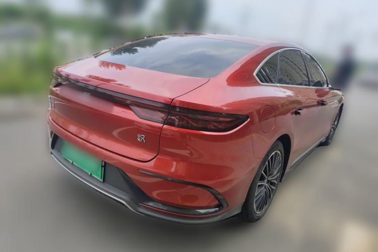 Used BYD Han 2022 DM-i 121KM Luxury Model Rear Right 45 Deg
