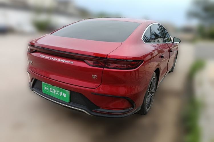 Used BYD Han 2022 DM-i 121KM Luxury Model Rear Right 45 Deg