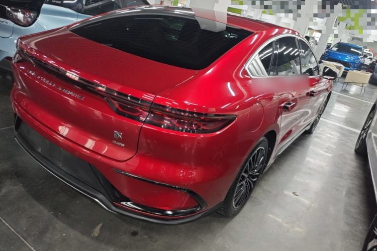Used BYD Han 2022 DM-i 121KM Prestige Model Rear Right 45 Deg