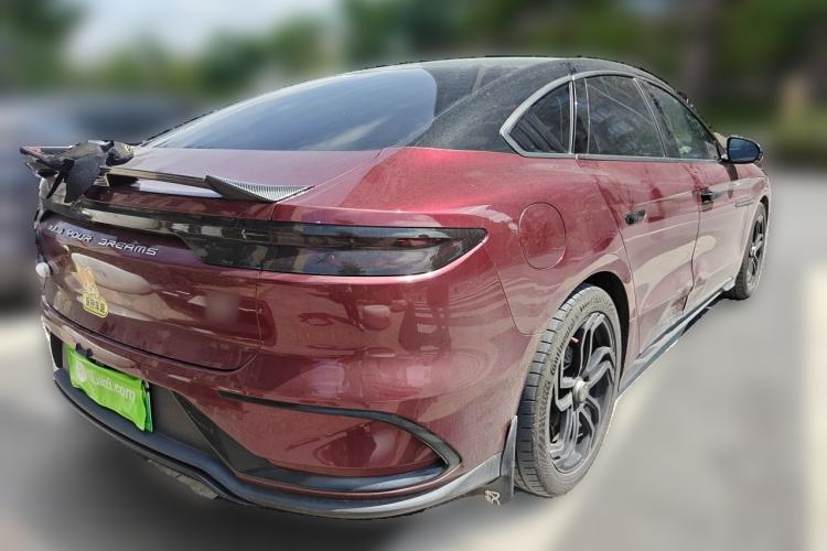 Used BYD Han 2022 DM-i 121KM Luxury Model Rear Right 45 Deg