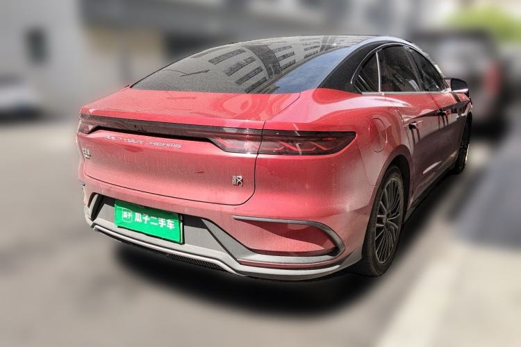 Used BYD Han 2022 DM-i 121KM Luxury Model Rear Right 45 Deg