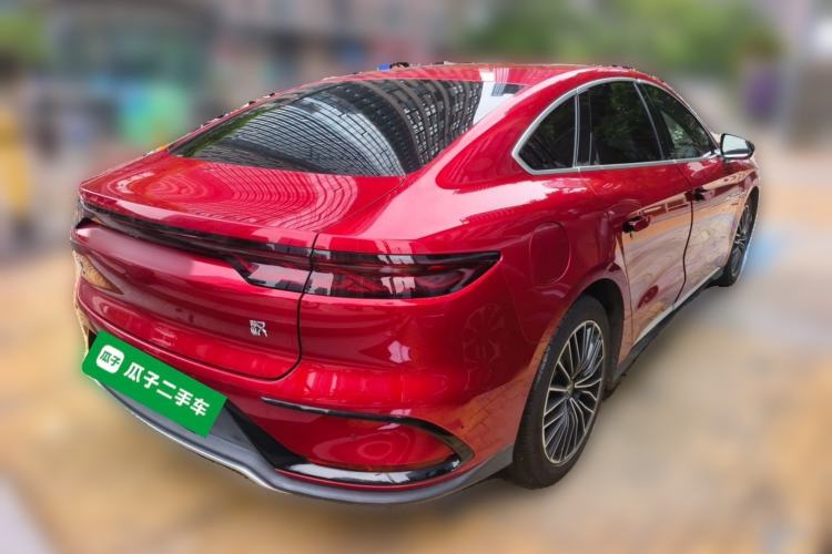 Used BYD Han 2022 DM-i 121KM Luxury Model Rear Right 45 Deg