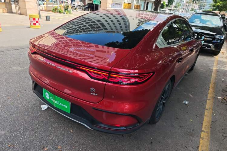 Used BYD Han 2022 EV Genesis Edition 610KM All-Wheel Drive Premium Model Rear Right 45 Deg