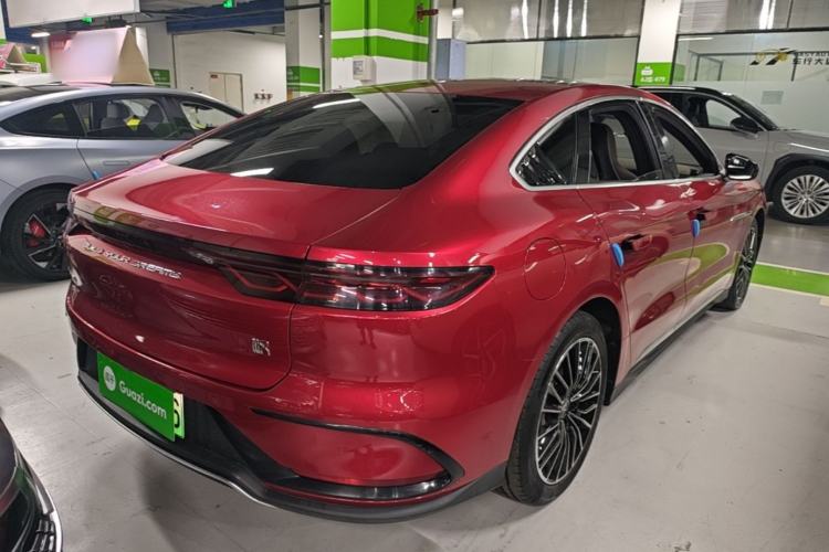 Used BYD Han 2022 DM-i 121KM Luxury Model Rear Right 45 Deg