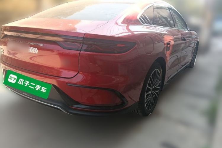 Used BYD Han 2022 DM-i 121KM Luxury Model Rear Right 45 Deg