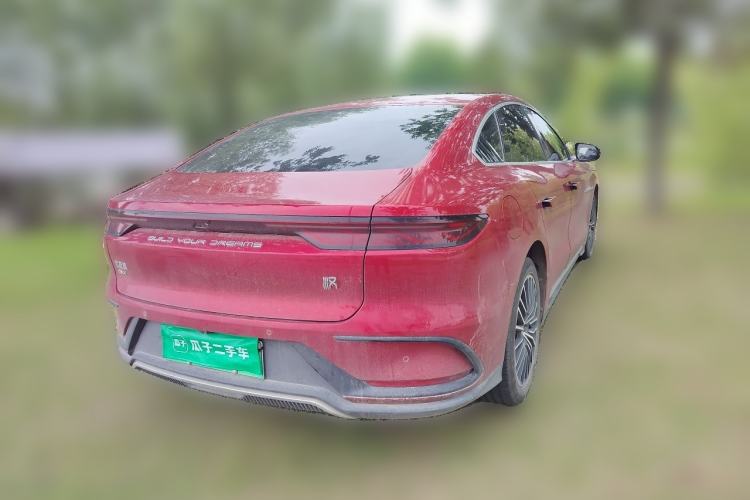 Used BYD Han 2022 DM-i 121KM Prestige Model Rear Right 45 Deg