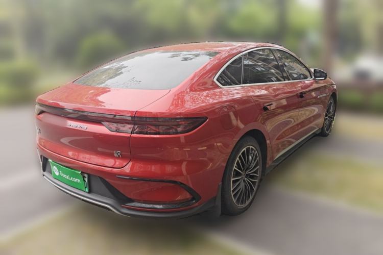 Used BYD Han 2022 DM-i 121KM Prestige Model Rear Right 45 Deg