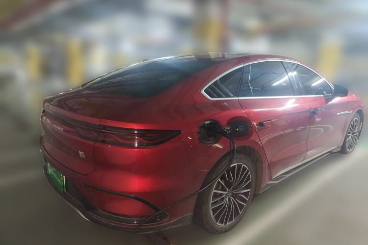 Used BYD Han 2022 DM-i 121KM Luxury Model Rear Right 45 Deg