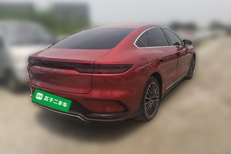 Used BYD Han 2022 DM-i 121KM Luxury Model Rear Right 45 Deg
