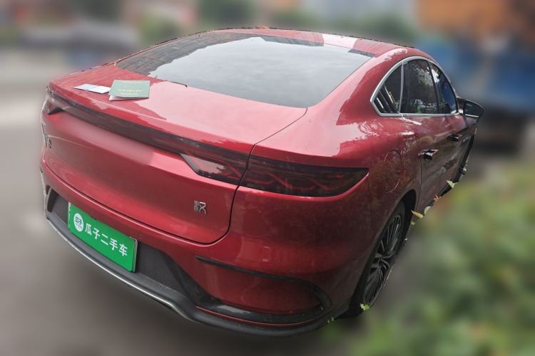 Used BYD Han 2022 DM-i 121KM Luxury Model Rear Right 45 Deg