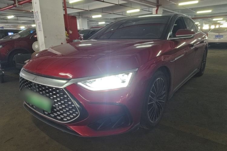 Used BYD Han 2022 DM-i 121KM Luxury Model Guazi used car, China used car export, Used car for sale, Used BYD cars, Cheapest cars for sale