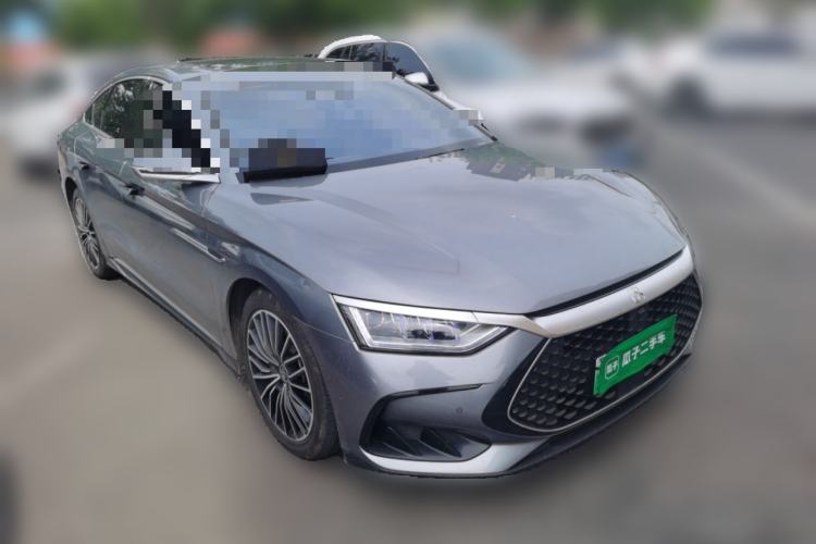Used BYD Han 2022 DM-i 121KM Luxury Model Front Right 45 Deg
