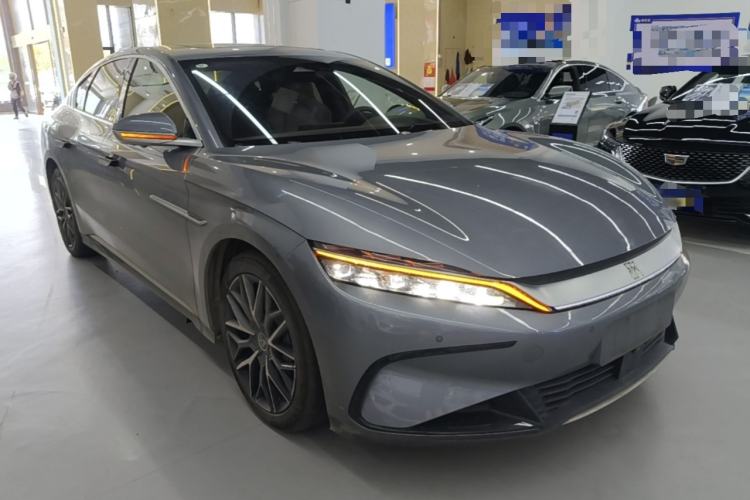 Used BYD Han 2022 EV Genesis Edition 610KM All-Wheel Drive Premium Model Front Right 45 Deg