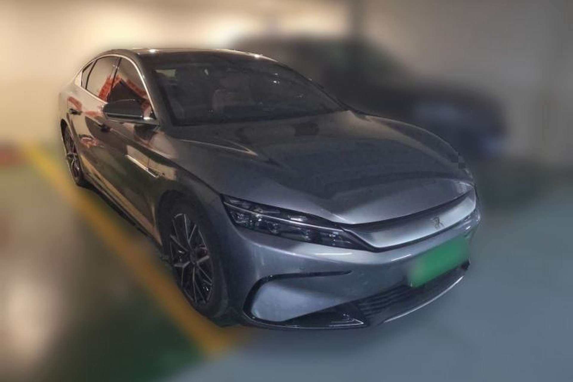 Used BYD Han 2022 EV Genesis Edition 610KM All-Wheel Drive Premium Model Front Right 45 Deg