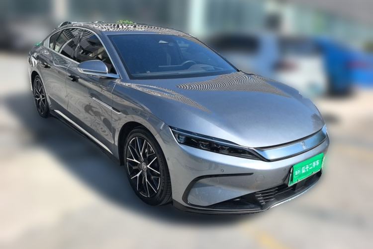 Used BYD Han 2022 EV Genesis Edition 610KM All-Wheel Drive Premium Model Front Right 45 Deg