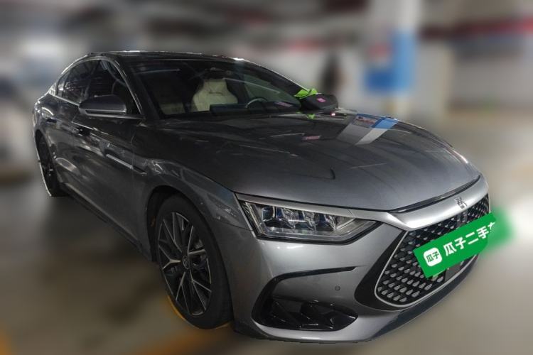 Used BYD Han 2022 DM-p 202km Four-Wheel Drive Flagship Model Front Right 45 Deg
