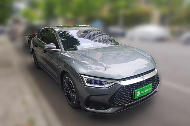 Used BYD Han 2022 DM-i 121KM Luxury Model Front Right 45 Deg