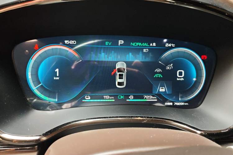 Used BYD Han 2022 DM-i 121KM Luxury Model Instrument Cluster