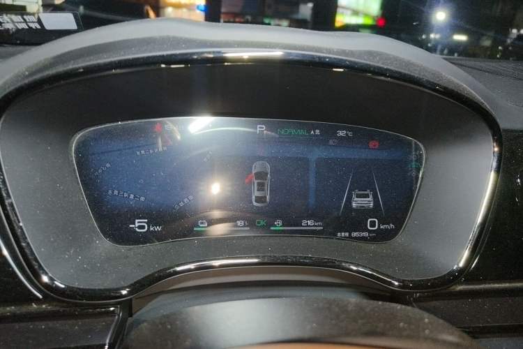 Used BYD Han 2022 DM-i 121KM Prestige Model Instrument Cluster