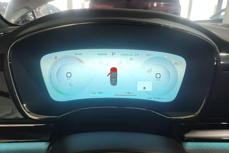 Used BYD Han 2022 EV Genesis Edition 610KM All-Wheel Drive Premium Model Instrument Cluster