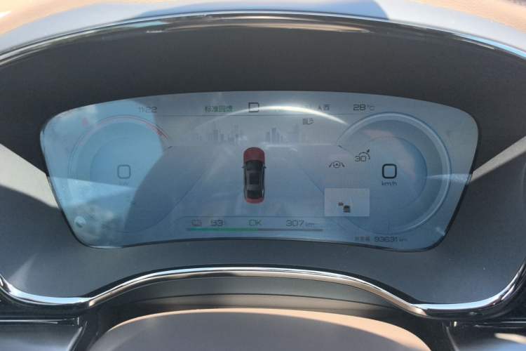 Used BYD Han 2022 EV Genesis Edition 610KM All-Wheel Drive Premium Model Instrument Cluster