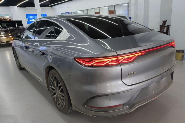 Used BYD Han 2022 EV Genesis Edition 610KM All-Wheel Drive Premium Model Rear Left 45 Deg