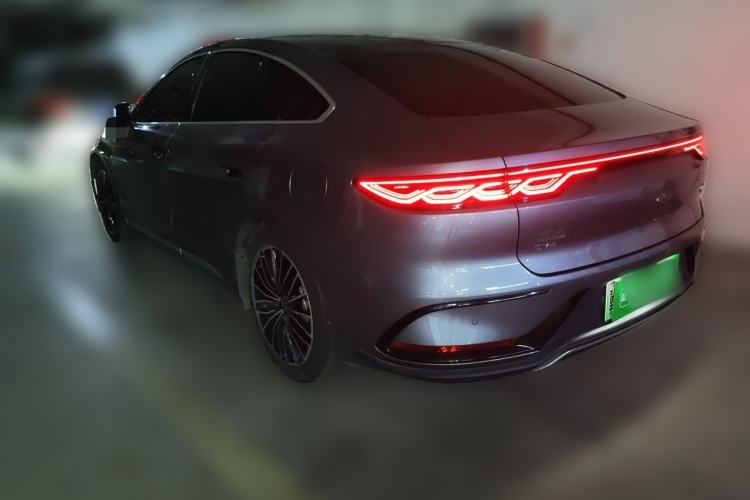 Used BYD Han 2022 DM-i 121KM Luxury Model Rear Left 45 Deg