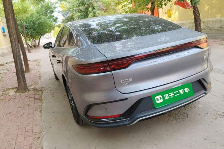 Used BYD Han 2022 DM-i 121KM Luxury Model Rear Left 45 Deg