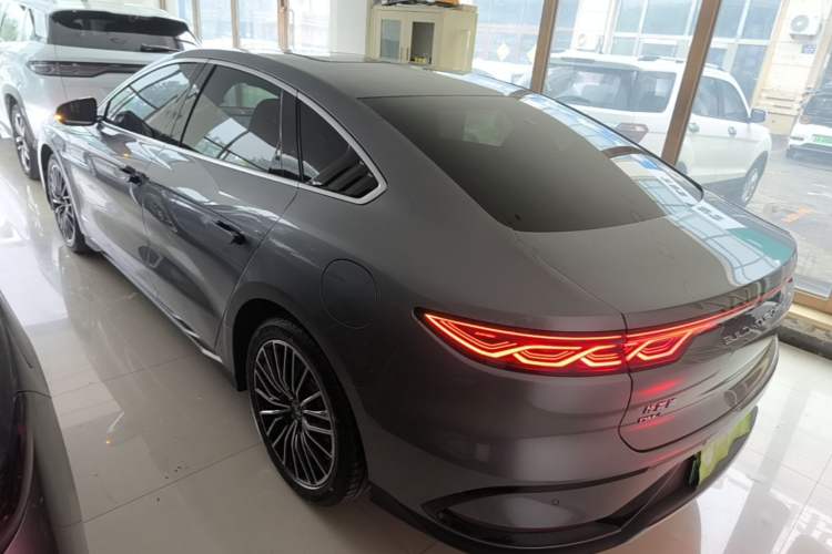 Used BYD Han 2022 DM-i 121KM Luxury Model Rear Left 45 Deg