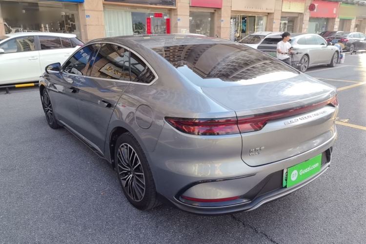 Used BYD Han 2022 DM-i 121KM Luxury Model Rear Left 45 Deg