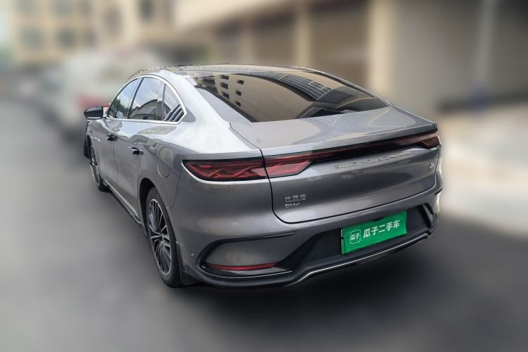 Used BYD Han 2022 DM-i 121KM Prestige Model Rear Left 45 Deg