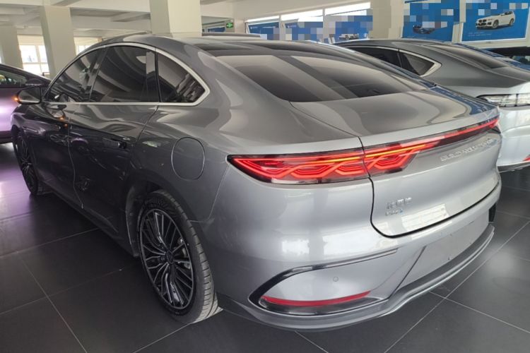 Used BYD Han 2022 DM-i 121KM Prestige Model Rear Left 45 Deg