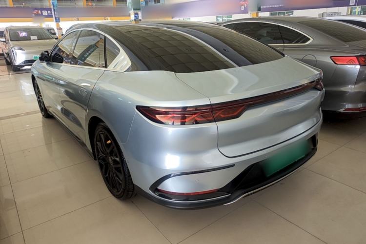 Used BYD Han 2022 EV Genesis Edition 610KM All-Wheel Drive Premium Model Rear Left 45 Deg