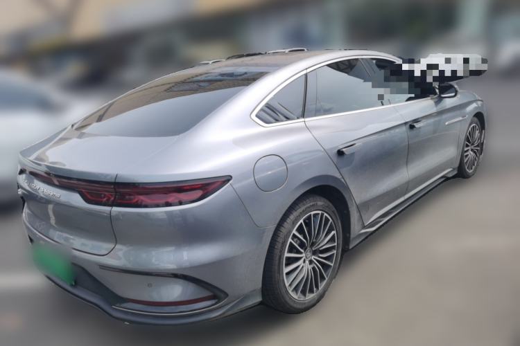 Used BYD Han 2022 DM-i 121KM Luxury Model Rear Right 45 Deg